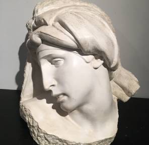 Italian Classical Plaster Statue of Aurora after Michelangelo